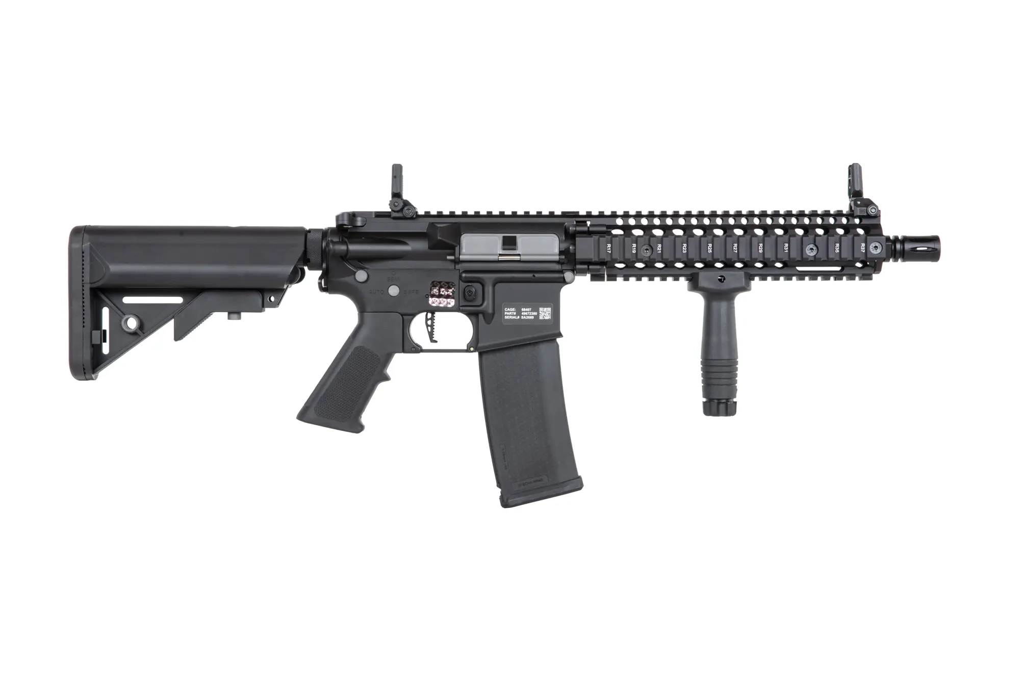 Specna Arms Daniel Defense MK18 SA-P19 Prime Aster II sähköase - musta