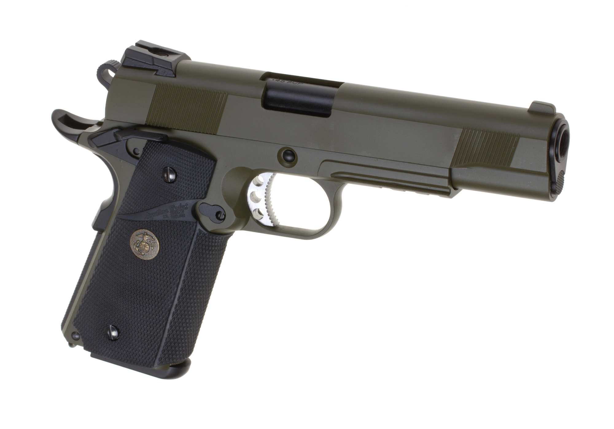 WE M1911 .45 MEU GBB pistooli, metallinen - OD