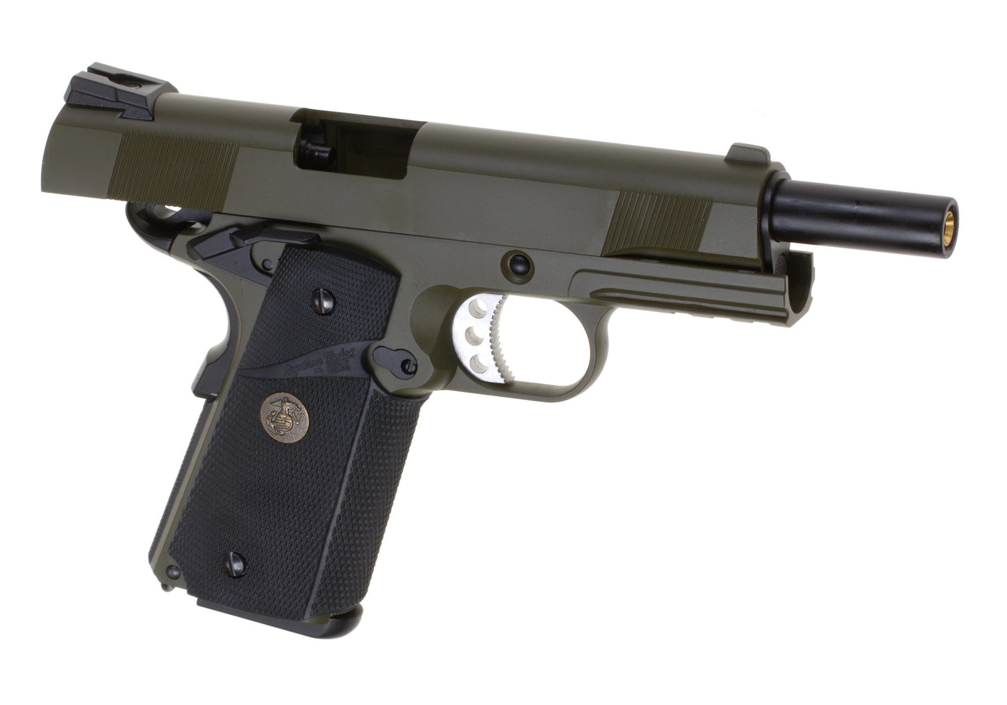 WE M1911 .45 MEU GBB pistooli, metallinen - OD