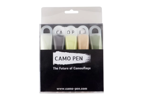 Camo-Pen naamiointimaali, 5x30ml setti - Multicam