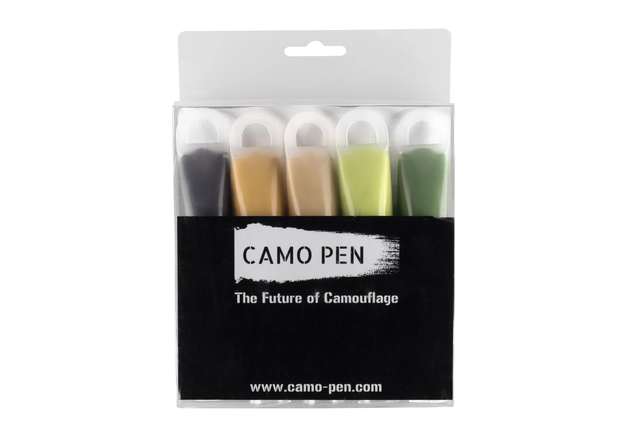 Camo-Pen naamiointimaali, 5x30ml setti - Pencott Greenzone