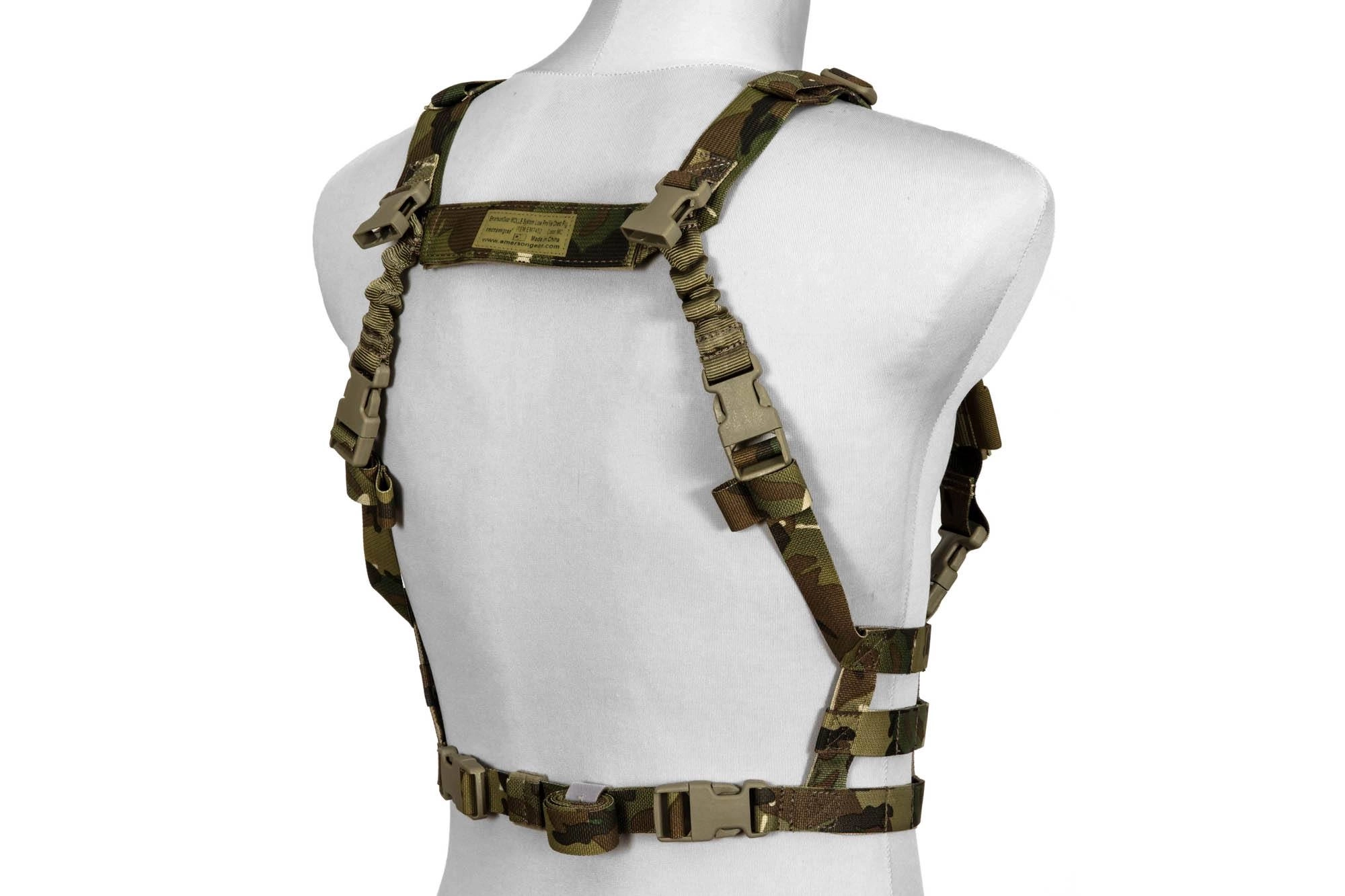 Emerson MOLLE System Low Profile Chest Rig - Multicamo