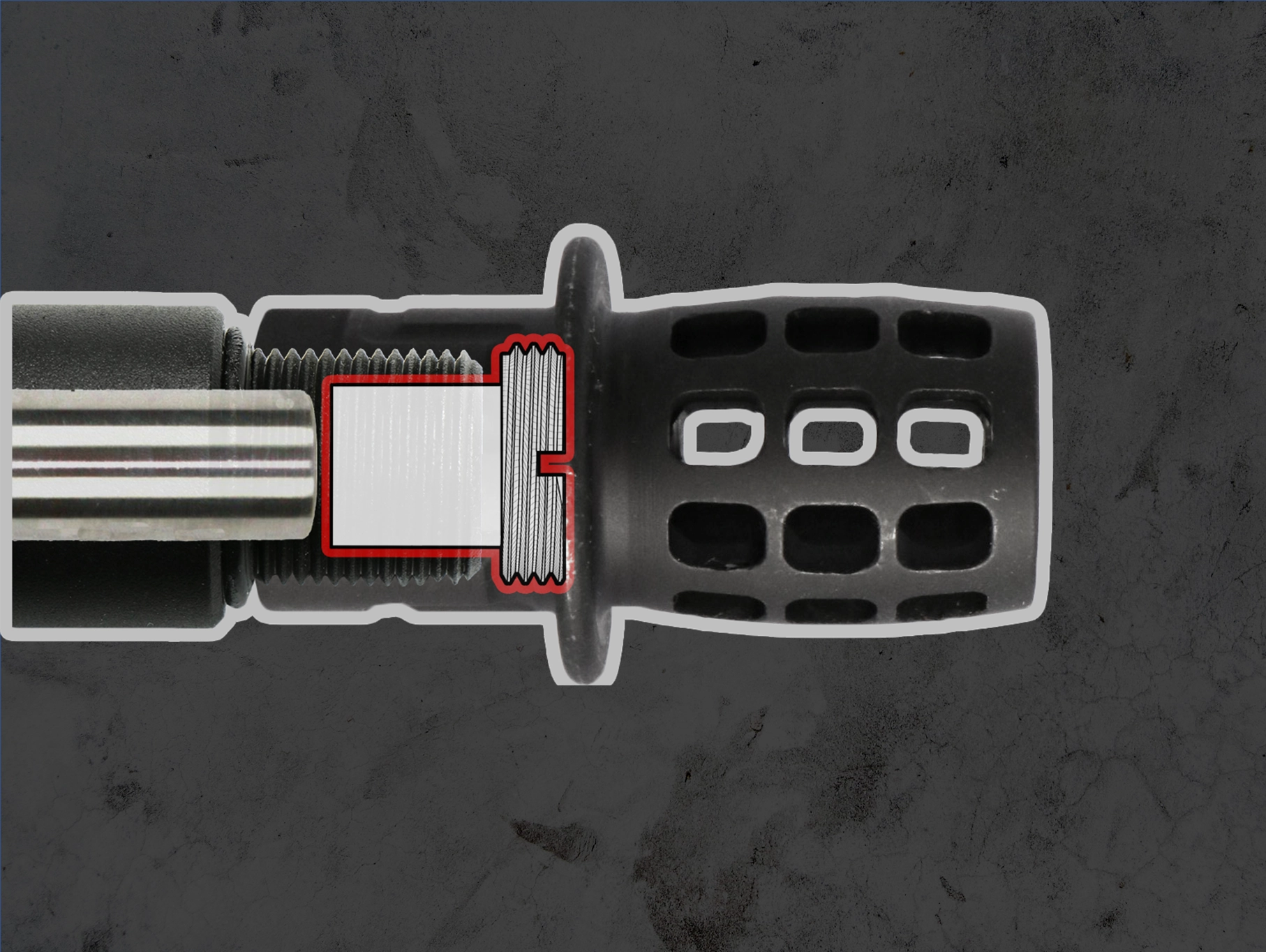 Airtech Studios Krytac LVOA-S Warsport IBS Inner Barrel Stabilizer