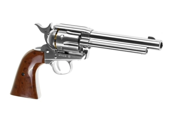 Legends Western Cowboy 6mm CO2 revolveri, metallinen - Nickel