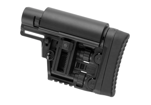 DLG Tactical Mil Spec Modular Precision Stock - musta