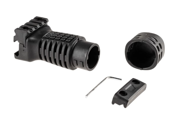 DLG Tactical Vertical Grip Mid-Length - musta