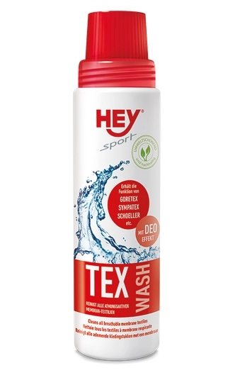 Hey Sport Tex Wash erikoispesuaine, 250 ml