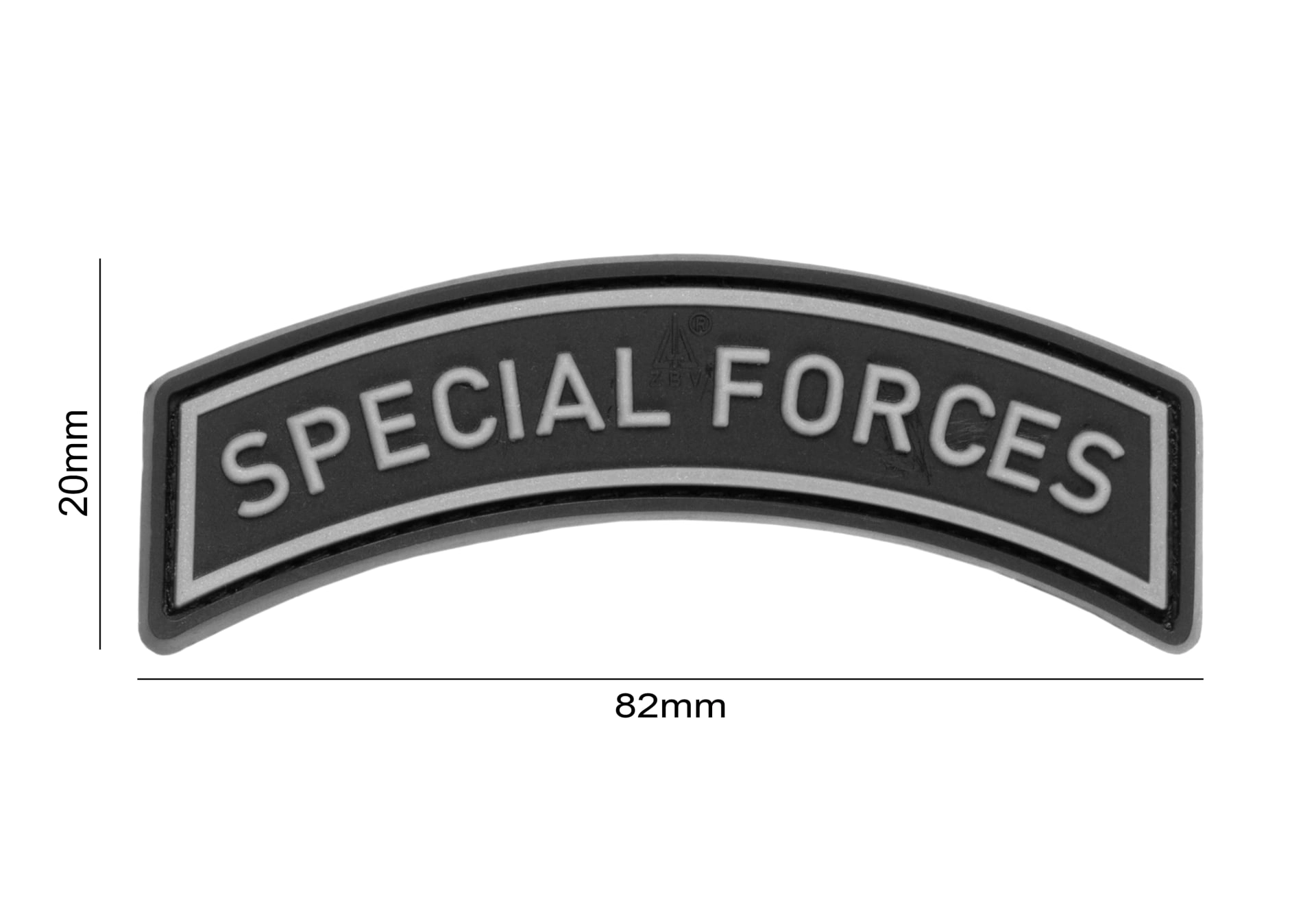 JTG Special Forces Tab kaarimerkki, velcrolla - SWAT