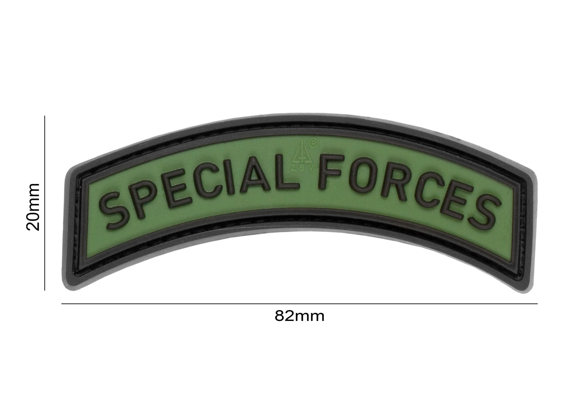 JTG Special Forces Tab kaarimerkki, velcrolla - Forest