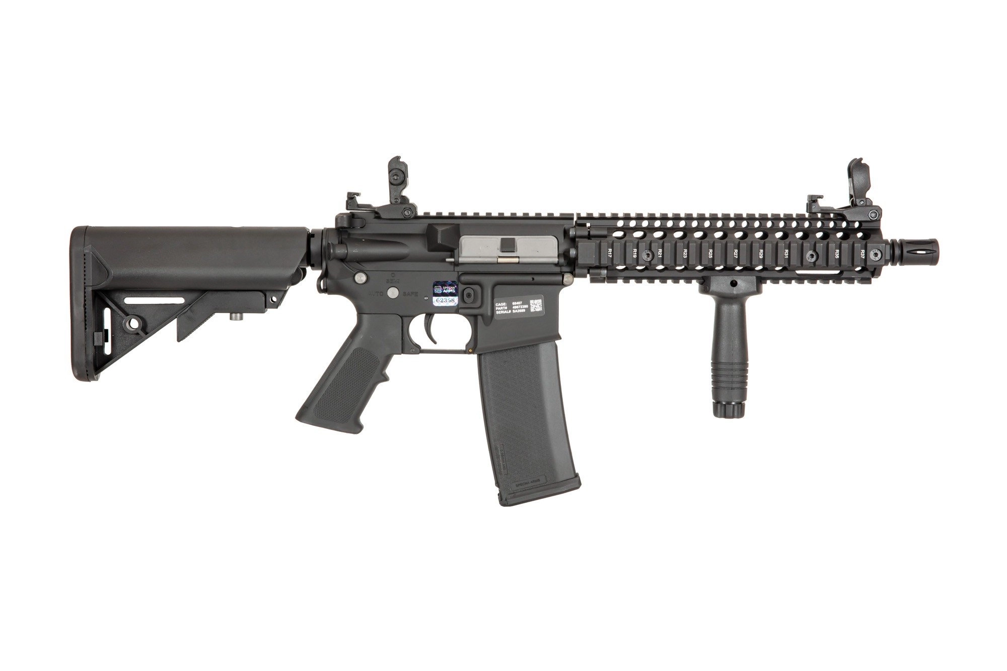 Specna Arms DD MK18 SA-E19 EDGE Kestrel ETU 1.14J - musta