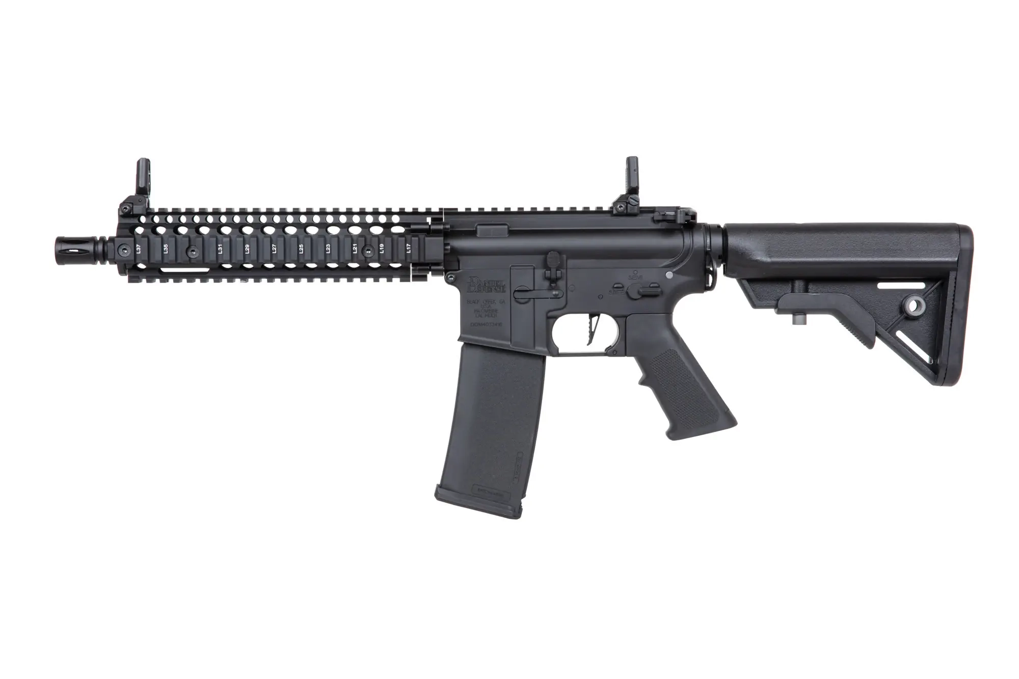 Specna Arms Daniel Defense MK18 SA-E19 EDGE HAL ETU sähköase - musta