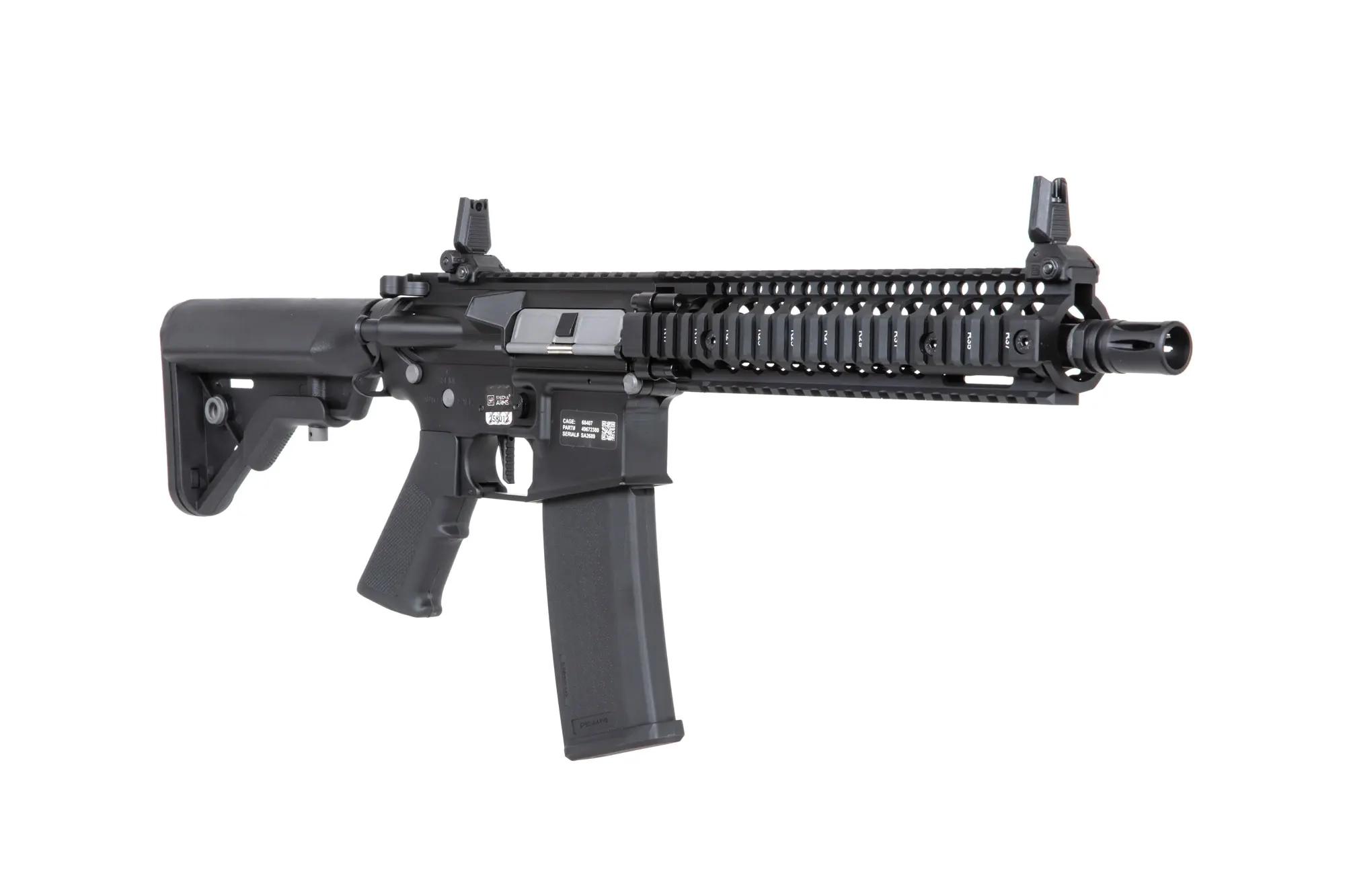 Specna Arms Daniel Defense MK18 SA-E19 EDGE HAL ETU sähköase - musta