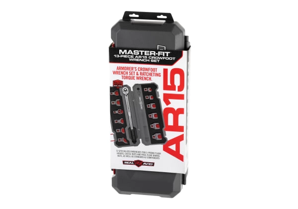 Real Avid Master-Fit AR15 Crowfoot Wrench Set momenttiavainsarja