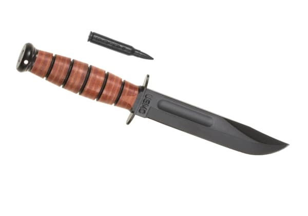 KA-BAR Short USMC taisteluveitsi - ruskea/musta