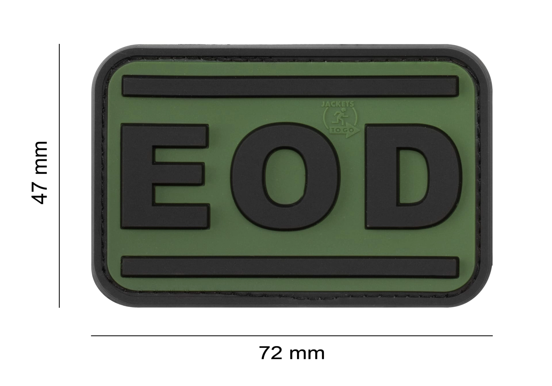 JTG EOD 3D velcromerkki - Forest