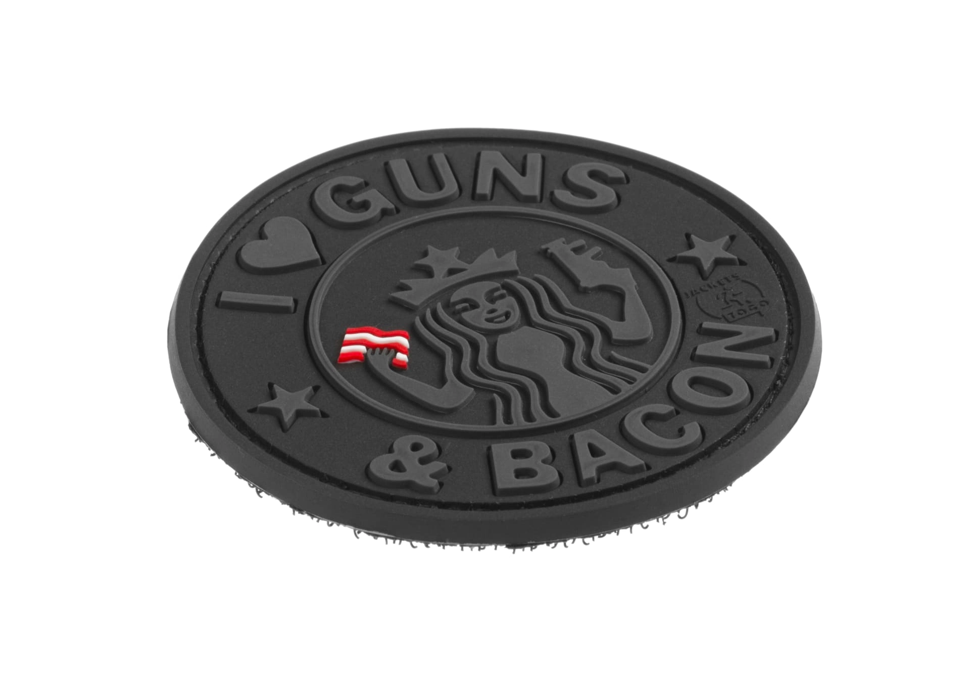 JTG I love Guns and Bacon 3D velcromerkki - Blackops