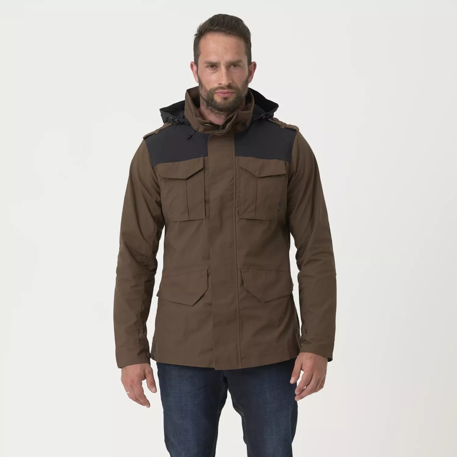 Helikon-Tex Covert M-65 Jacket - Earth Brown / Black