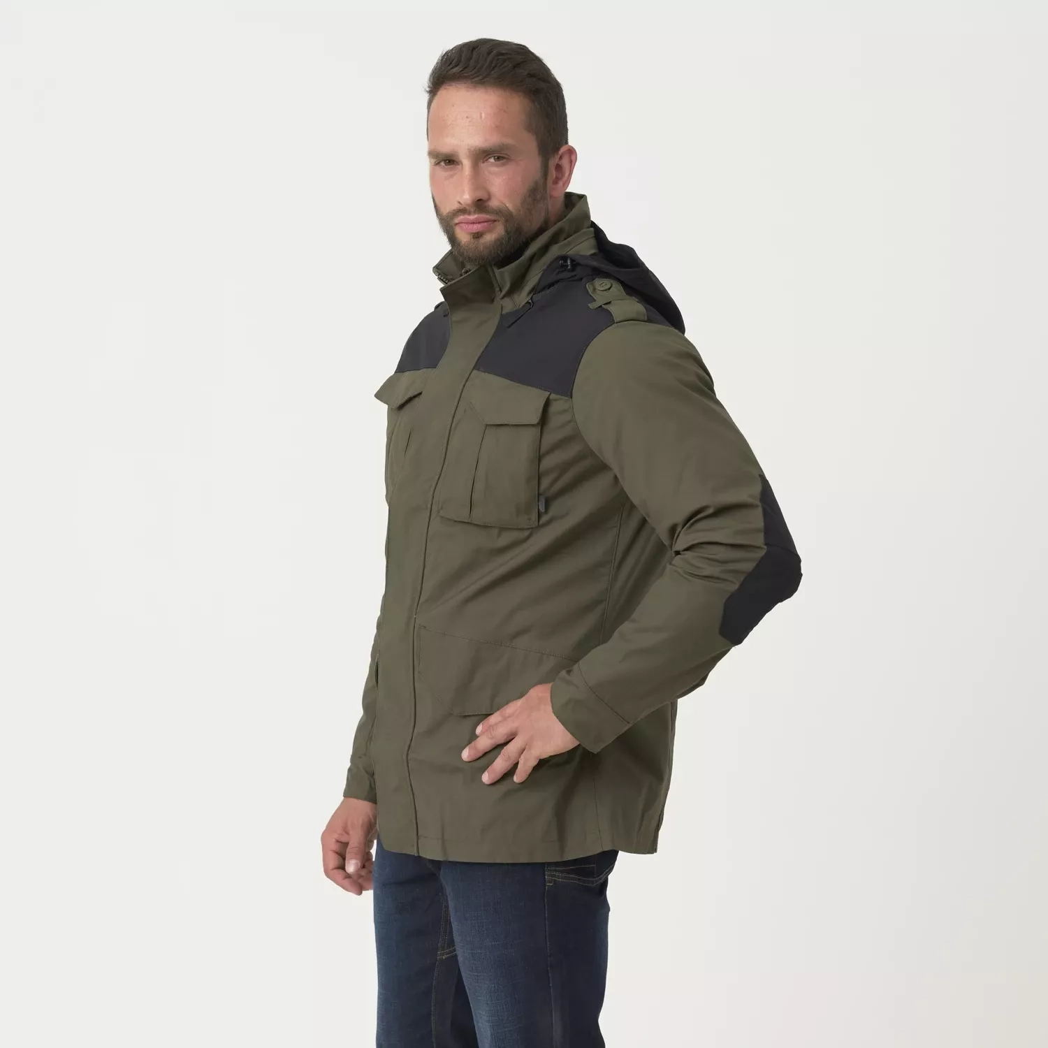 Helikon-Tex Covert M-65 Jacket - Taiga Green / Black