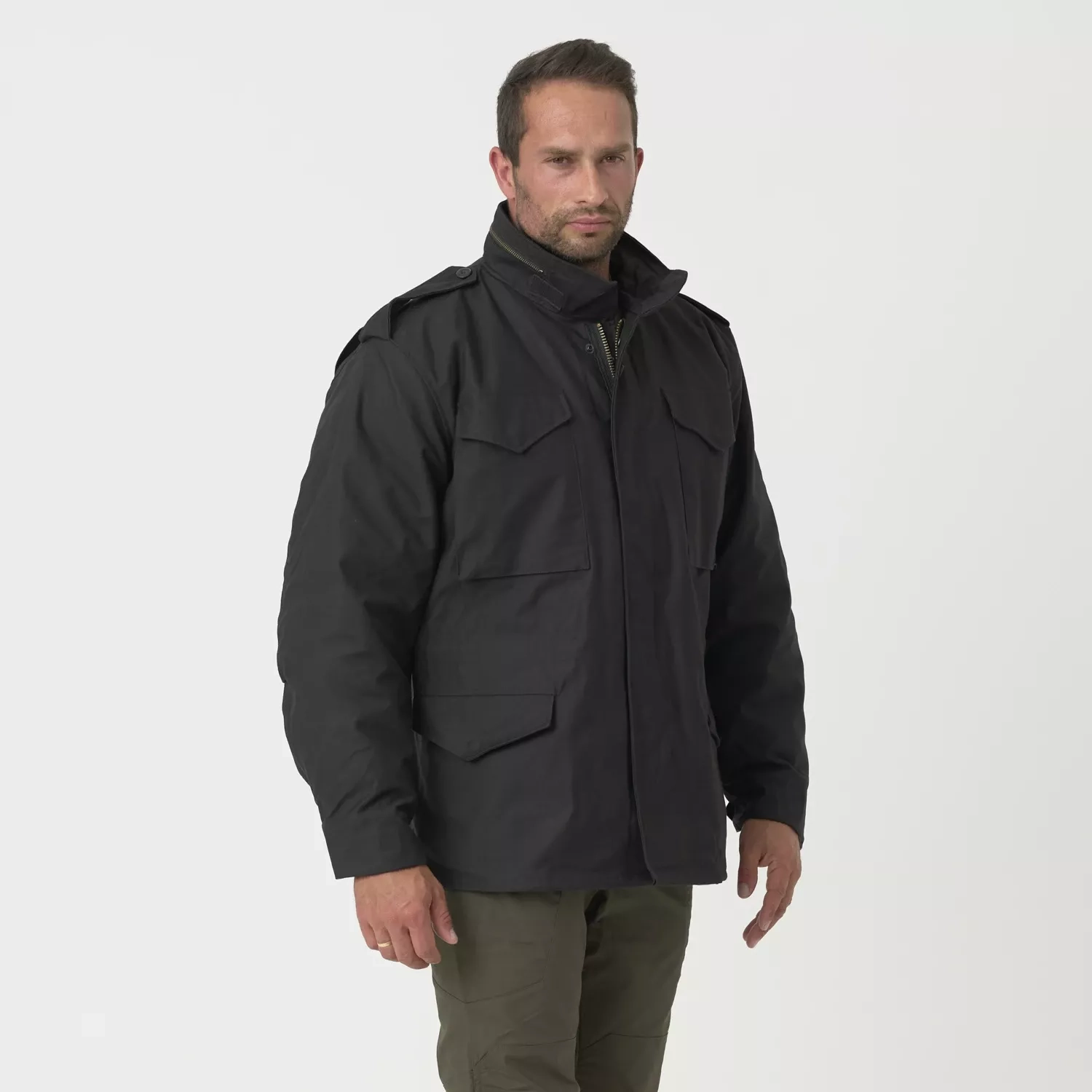 Helikon-Tex M65 Jacket - NyCo Sateen - musta