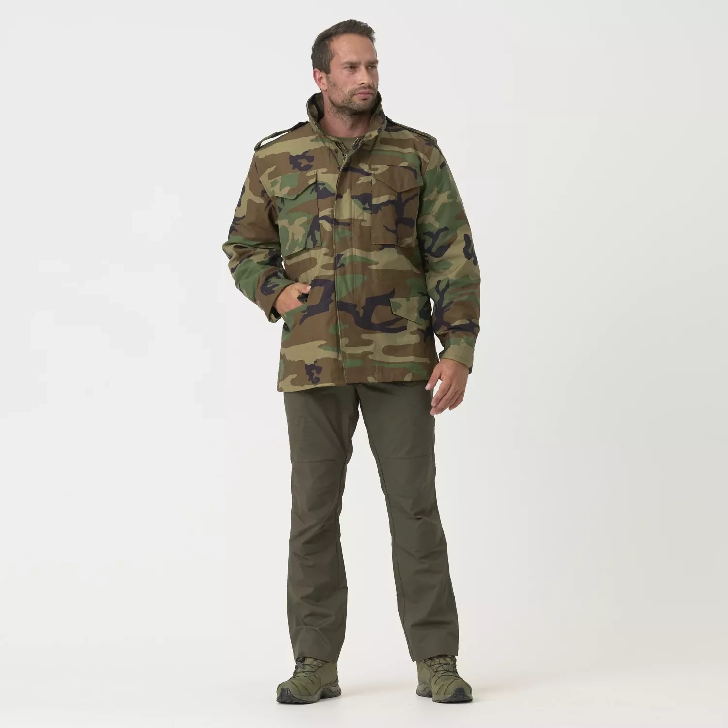 Helikon-Tex M65 Jacket - NyCo Sateen - oliivinvihreä