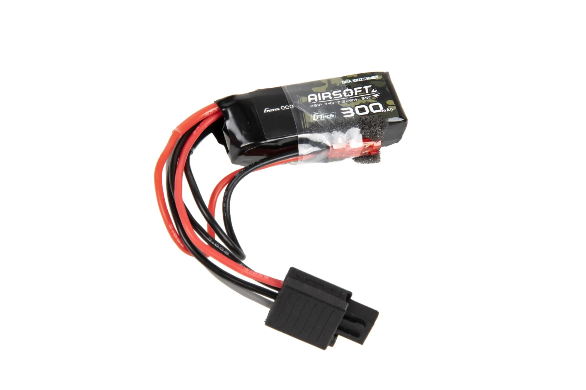 Gens Ace G-Tech 7.4V 300mAh 35C Lipo akku - HPA - JST