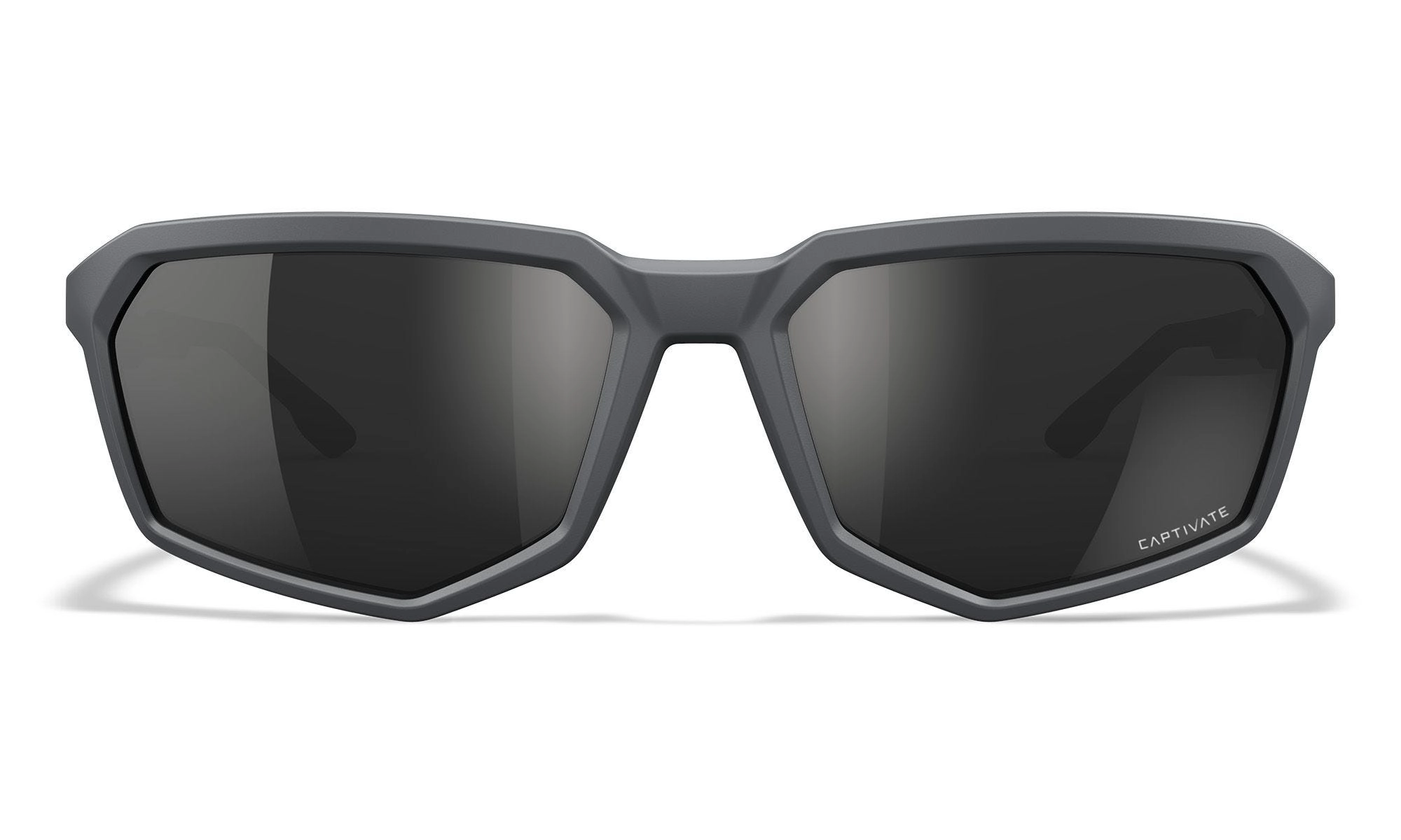 Wiley X Recon aurinkolasit - Polarized Black Mirror - Grey