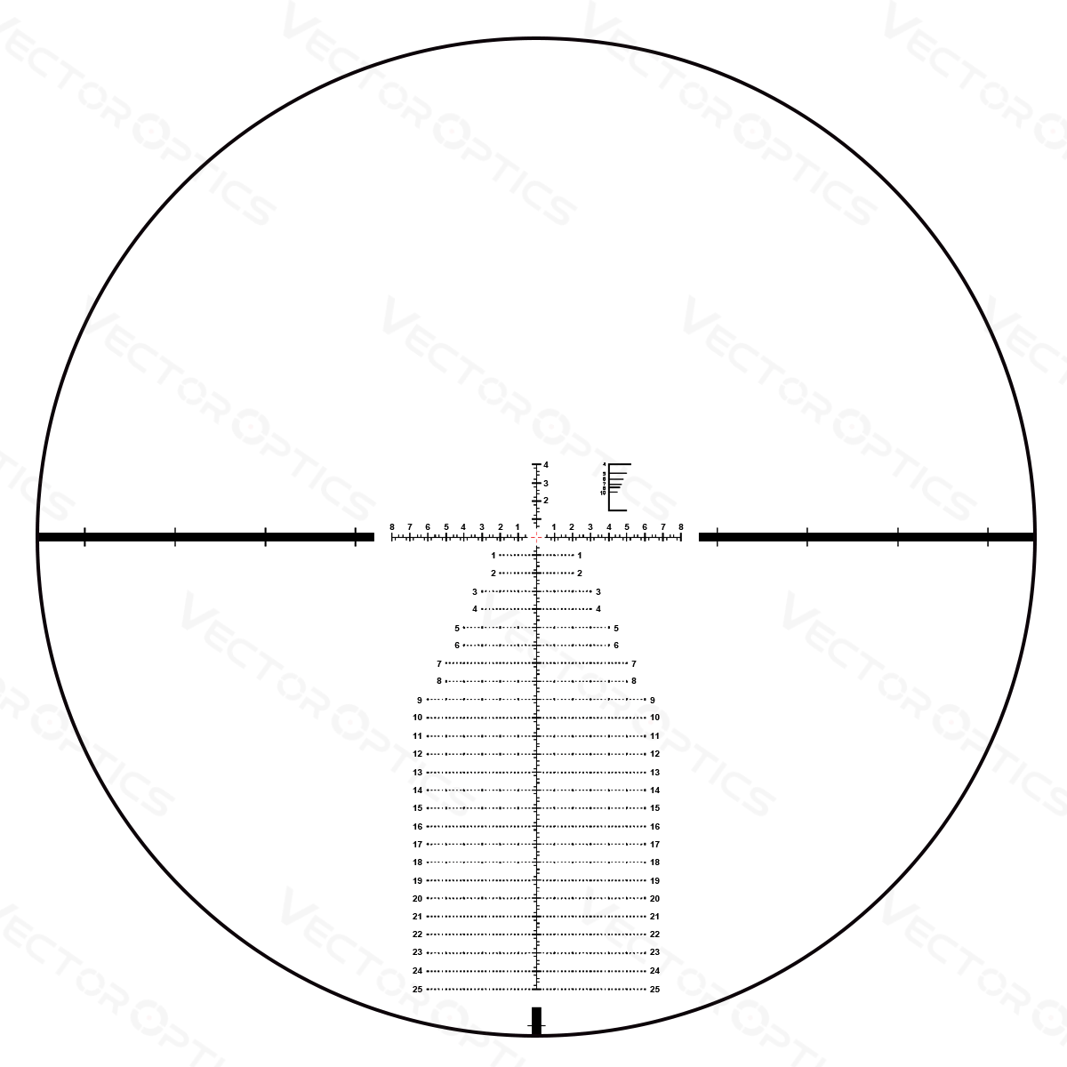 Vector Optics Continental x6 4-24x56 VEC-MBR kiikaritähtäin - musta