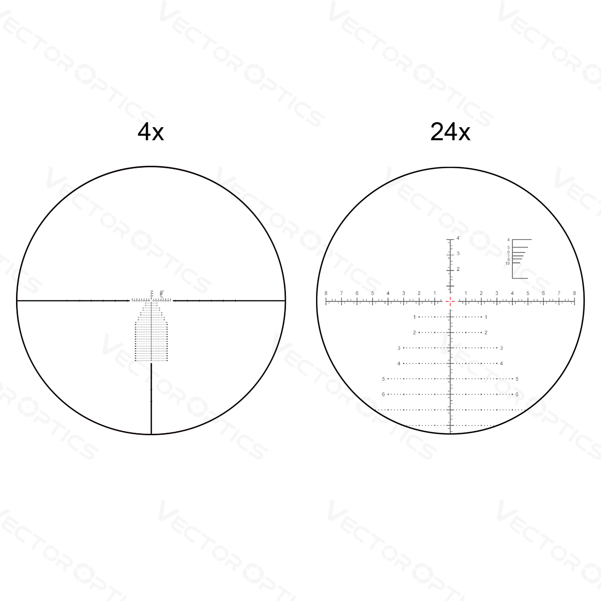 Vector Optics Continental x6 4-24x56 VEC-MBR kiikaritähtäin - musta