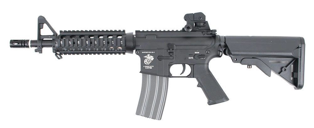 Specna Arms M4 CQBR SA-B02 ONE, metallinen, musta