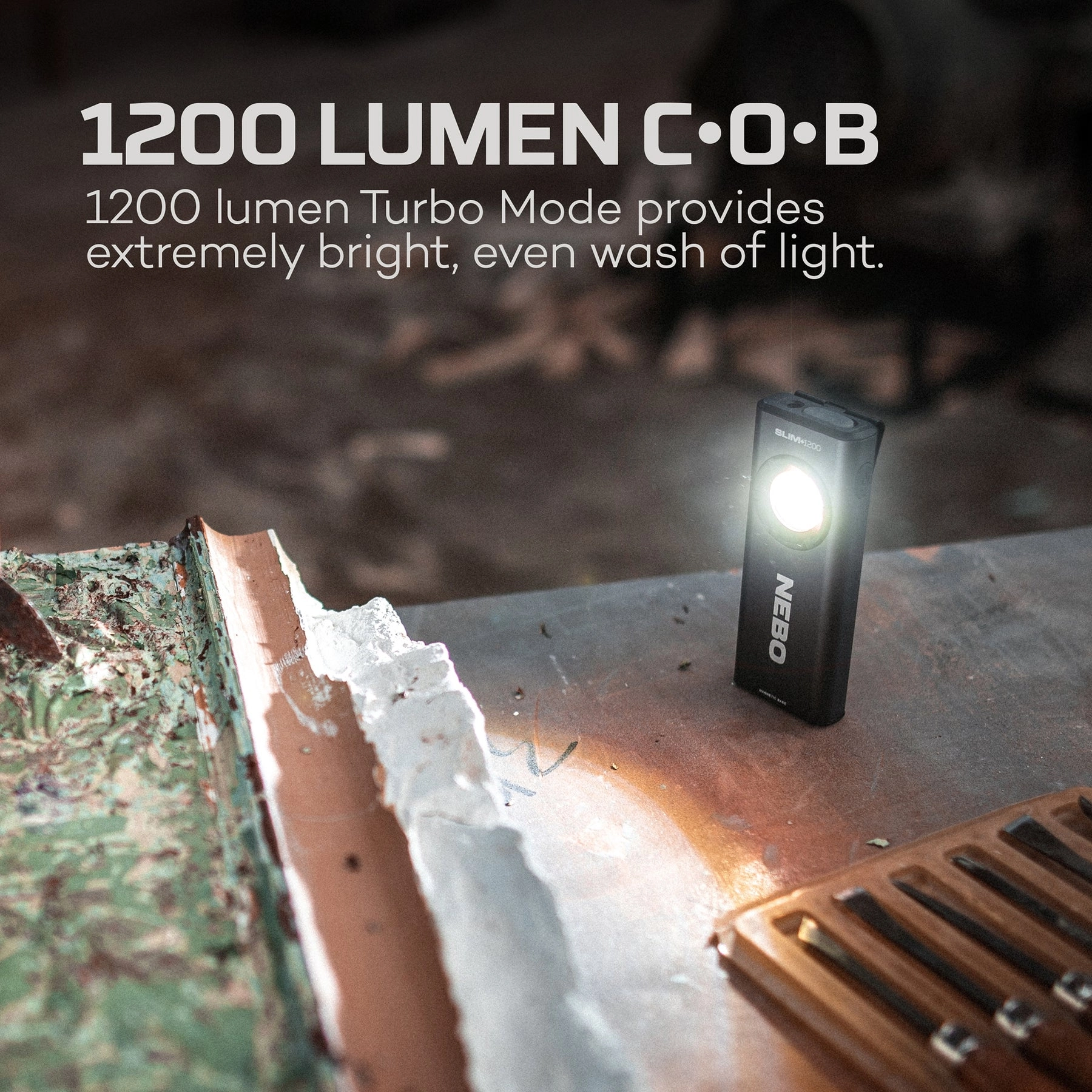 Nebo Slim+ 1200 COB LED taskuvalo