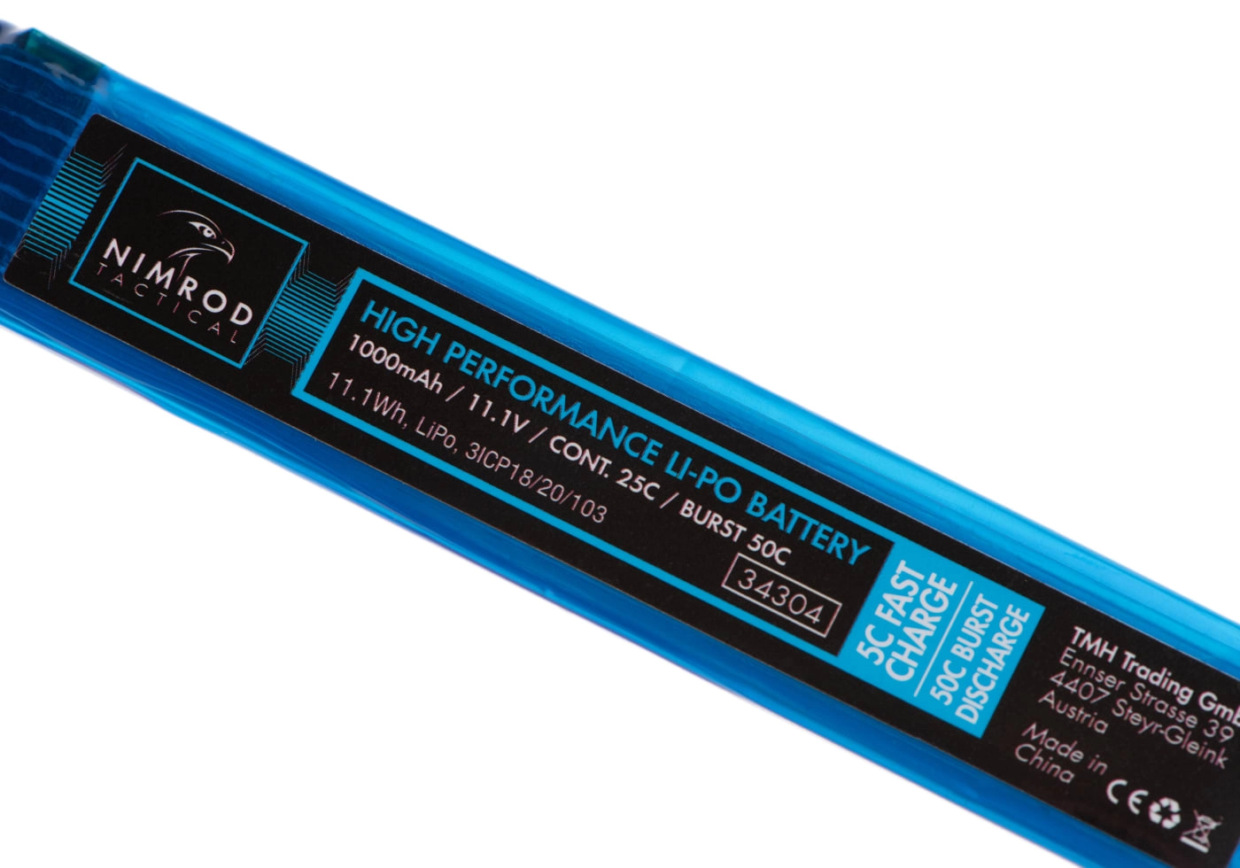 Nimrod Lipo 11.1V 1000mAh 25C Split Type - T-Plug