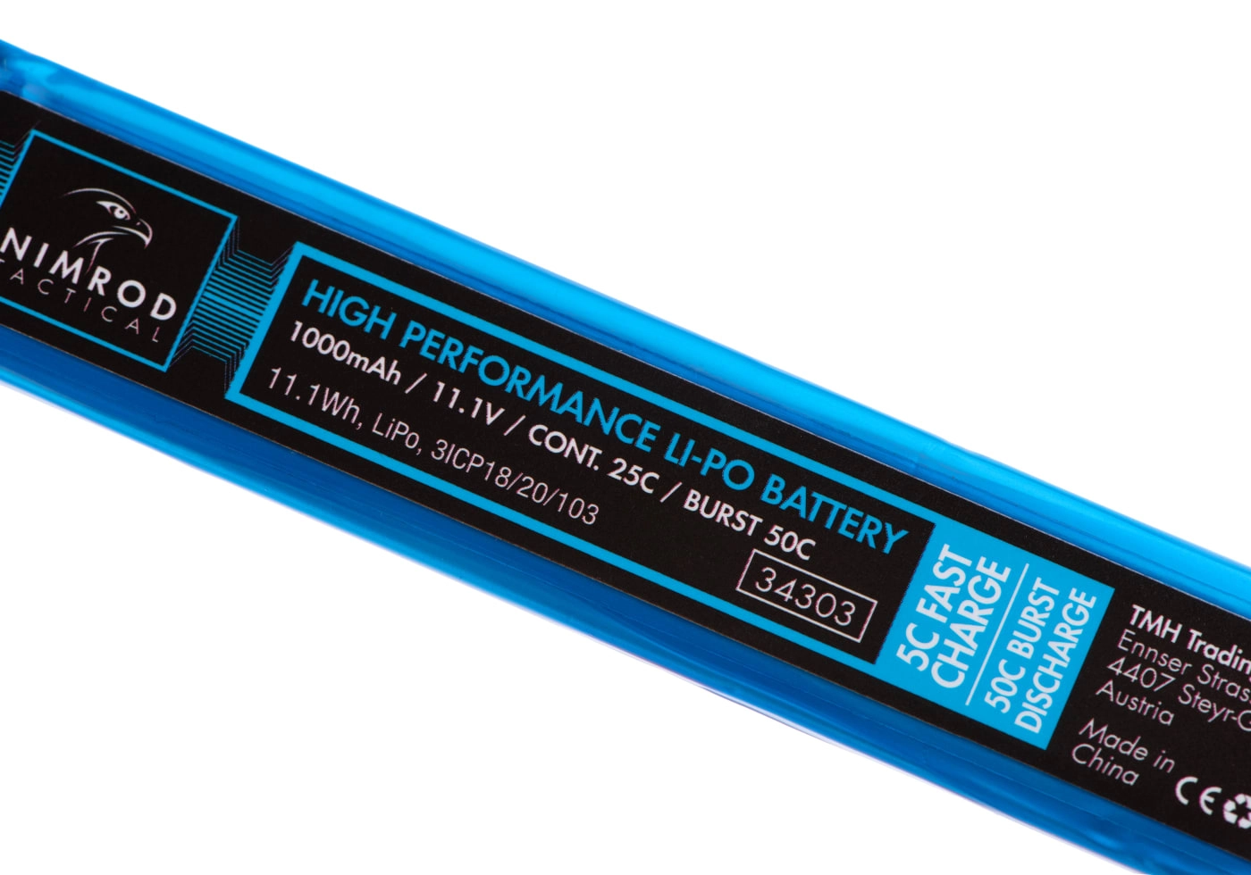 Nimrod Lipo 11.1V 1000mAh 25C Split Type - Mini Tamiya