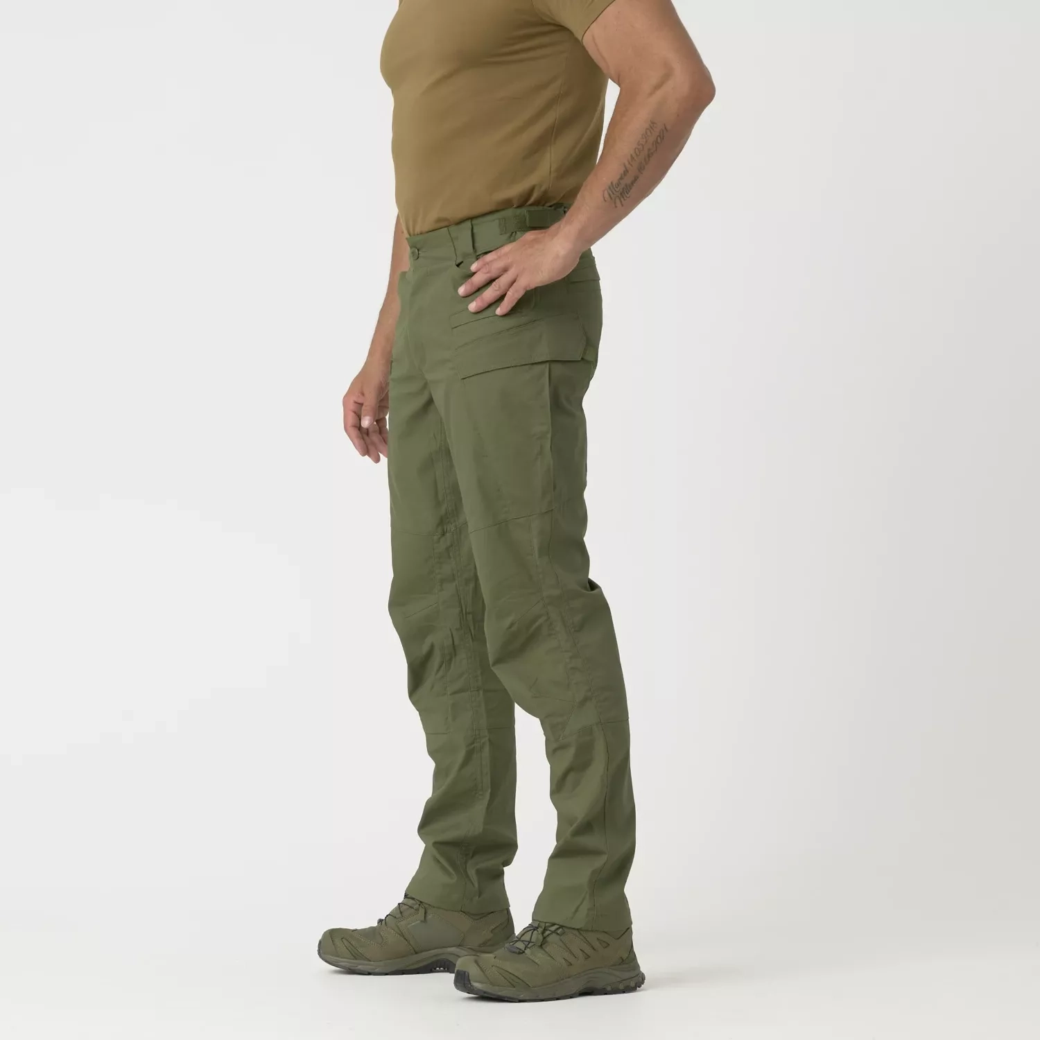 Helikon-Tex SFU Next Mk2 housut - PolyCotton Stretch Ripstop - Olive Green