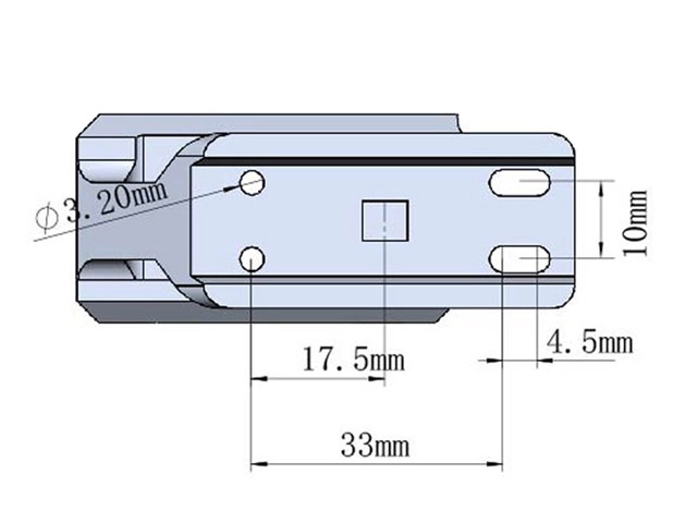 Vector Optics Maverick Cantilever kiinnitysjalusta - 0.83" korkea