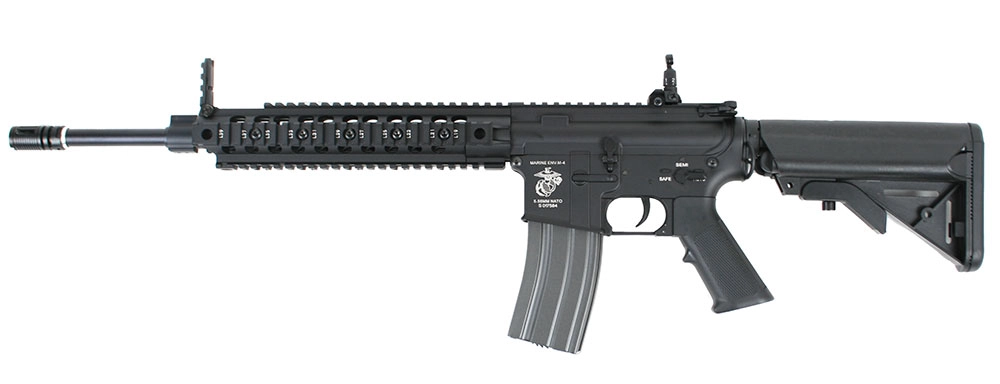 Specna Arms SR15 URX SA-B03 ONE, metallinen, musta