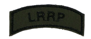 US Army hihamerkki, LRRP-kaari, subd. cut-edge