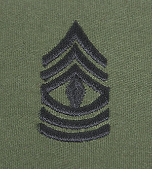 US Army arvomerkit, kangas, pari - first sergeant
