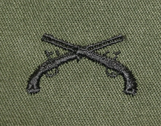 US Army aselajimerkki, sotilaspoliisi, kangas