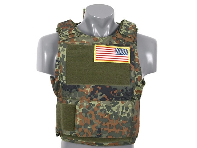 Tactical PT body armor, flecktarn