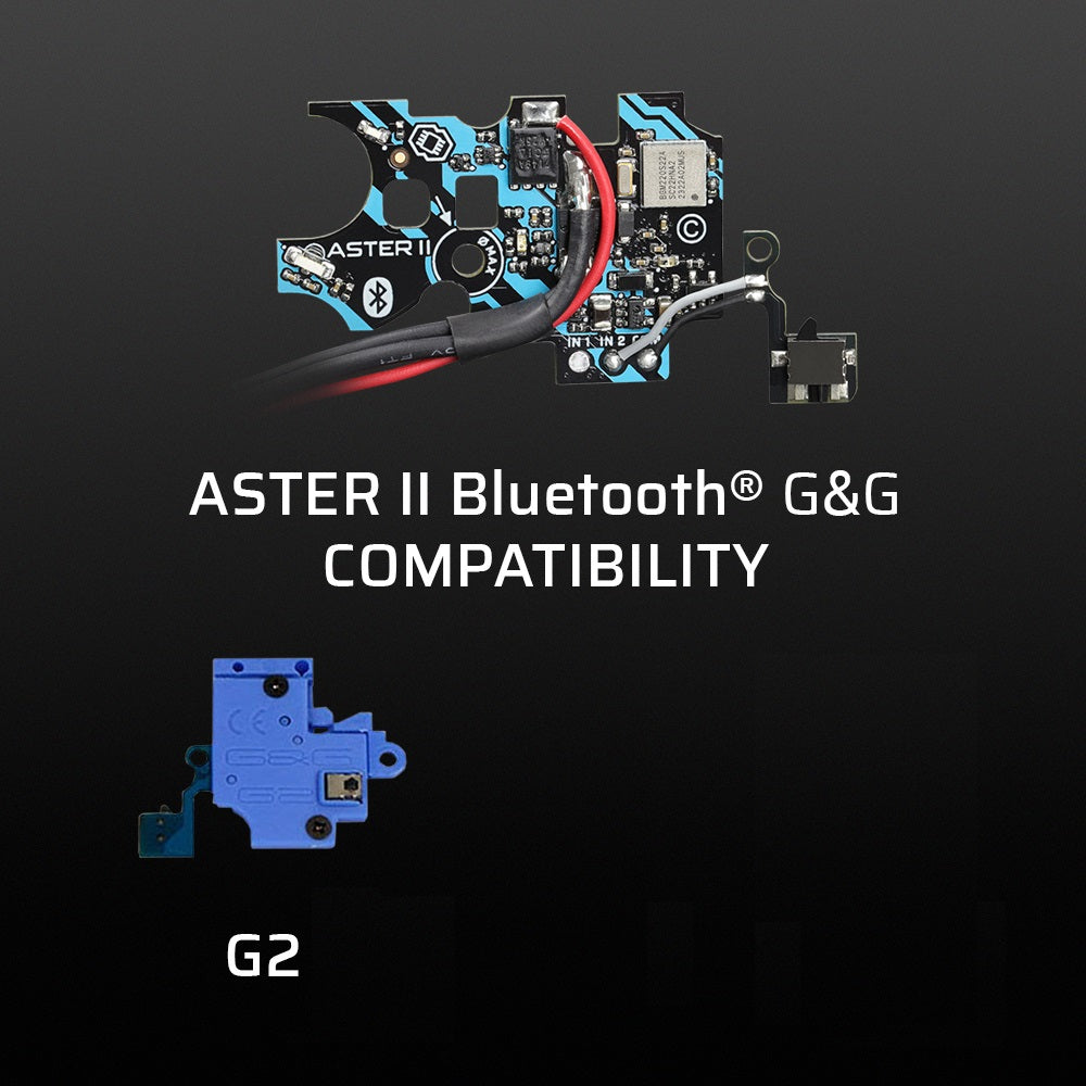 Gate ASTER II Bluetooth EXPERT G&G G2 + Quantum Trigger 2 - johdot taakse