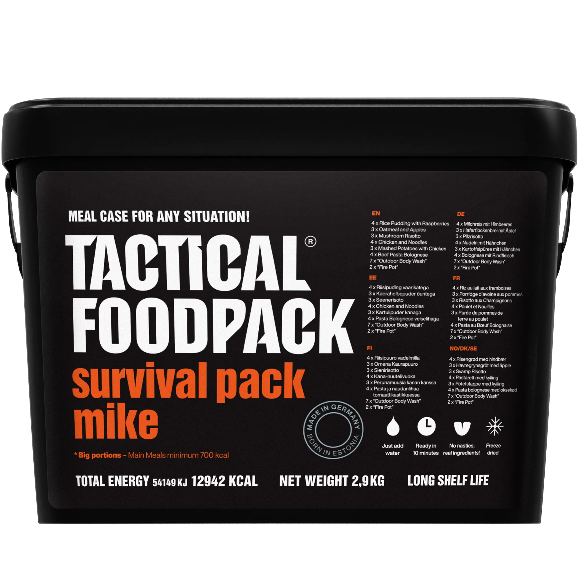 Tactical Foodpack Survival Pack Mike