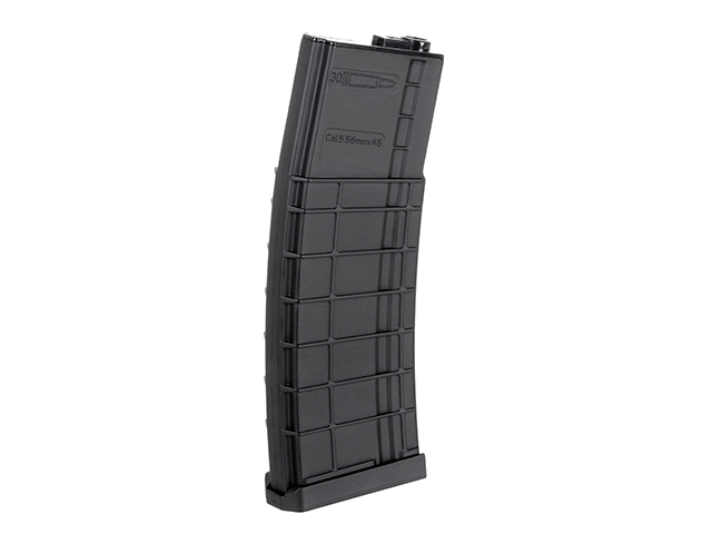 BattleAxe AR15 / 416 mid cap lipas, polymeeri, musta - 200 kuulaa
