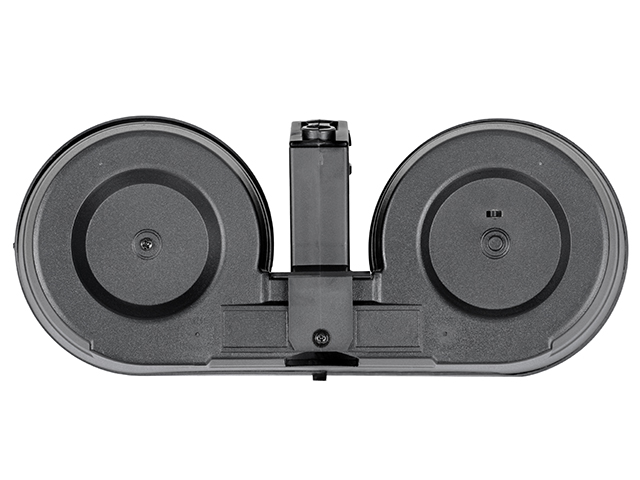 BattleAxe M4 / M16 electric double drum magazine, black - 3000 rounds
