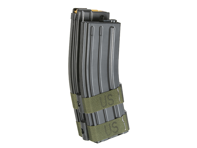 BattleAxe M4 / M16 AEG tuplalipas, harmaa - 1000 kuulaa
