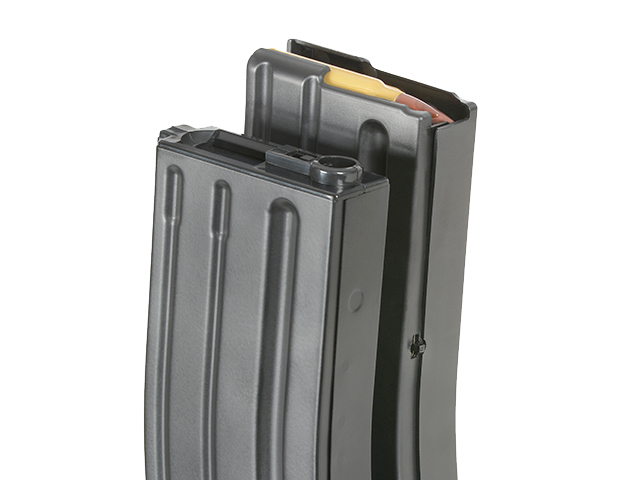 BattleAxe M4 / M16 AEG tuplalipas, harmaa - 1000 kuulaa