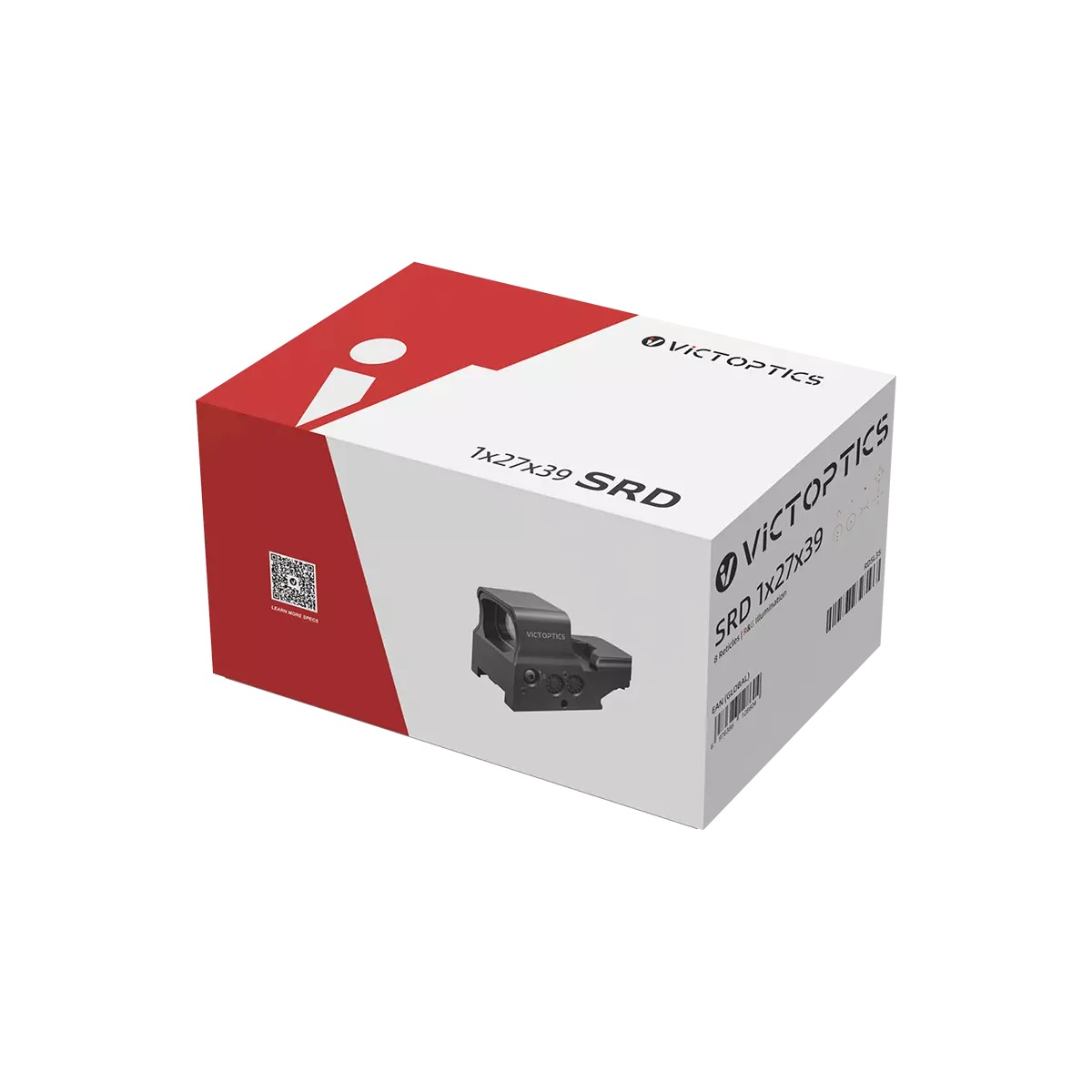 VictOptics SRD 1x27x39 Eight-Reticle Red Dot Sight