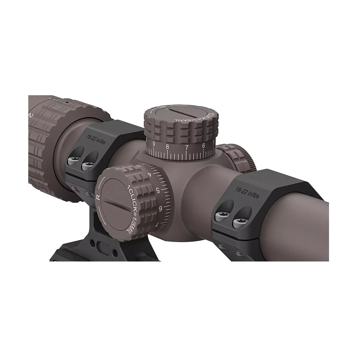 VictOptics S6 1-6x24 LPVO Short Dot Scope - AR Mount Kit - FDE