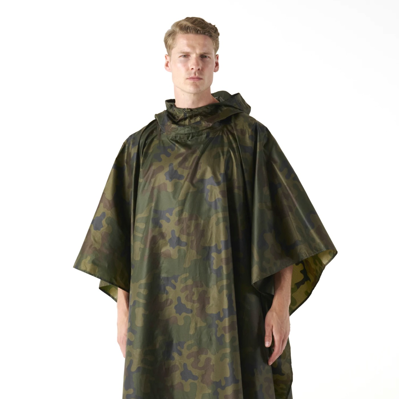 Helikon-Tex Lightweight Poncho - Field (NIR/IRR) - PL Woodland