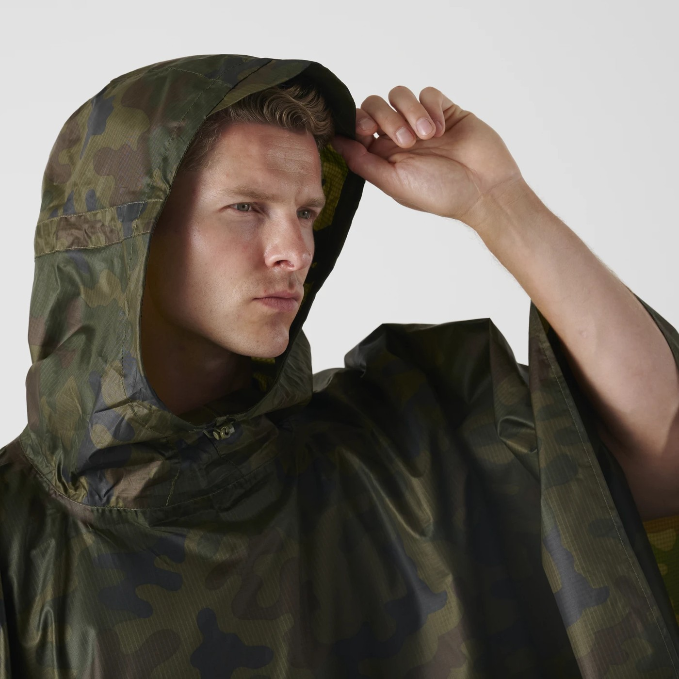 Helikon-Tex Lightweight Poncho - Field (NIR/IRR) - PL Woodland