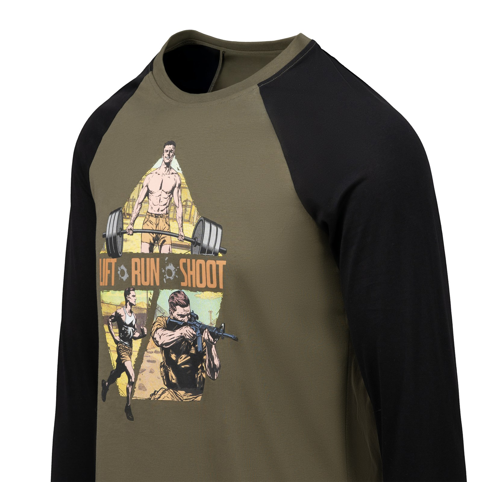 Helikon-Tex T-shirt Long sleeve (Lift, Run, Shoot)